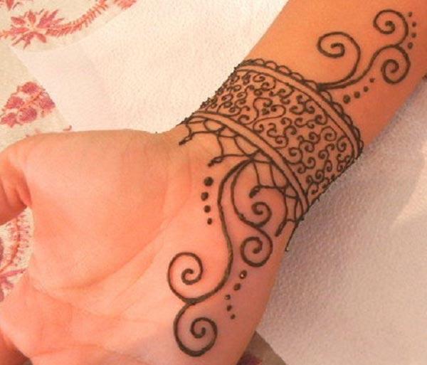 Mehandi designs for wrist - Part 1 - Mehndi Design