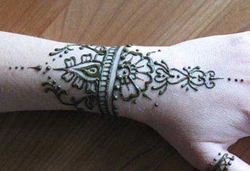 Wrist Mehndi design 