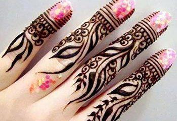 henna design for fingers