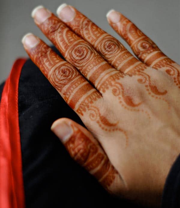 A good-looking finger mehendi design for Women and girls