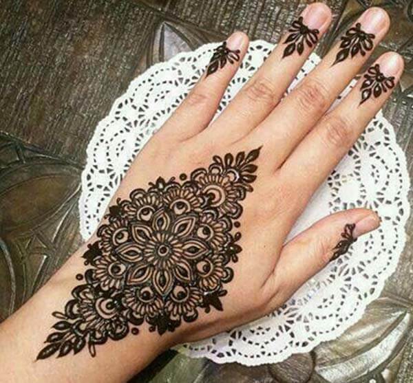 Stylish Mehndi Designs For Wrist By Mehndi Design 9666